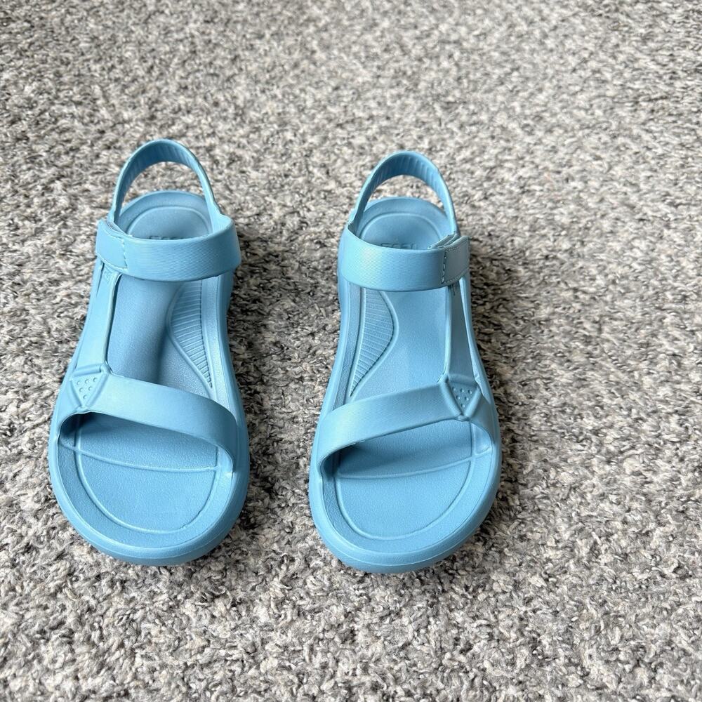 Teva Hurricane Drift Sandals Teal Blue Water Friendly EVA Womens Size 8 - Picture 2 of 4